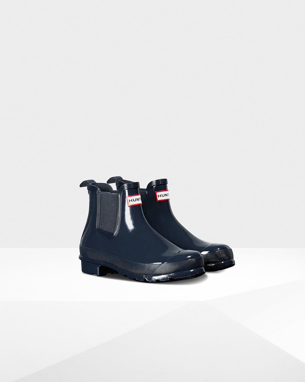 Botas Chelsea Hunter Feminina Azul Marinho - Original Gloss - 84OXCBKGS